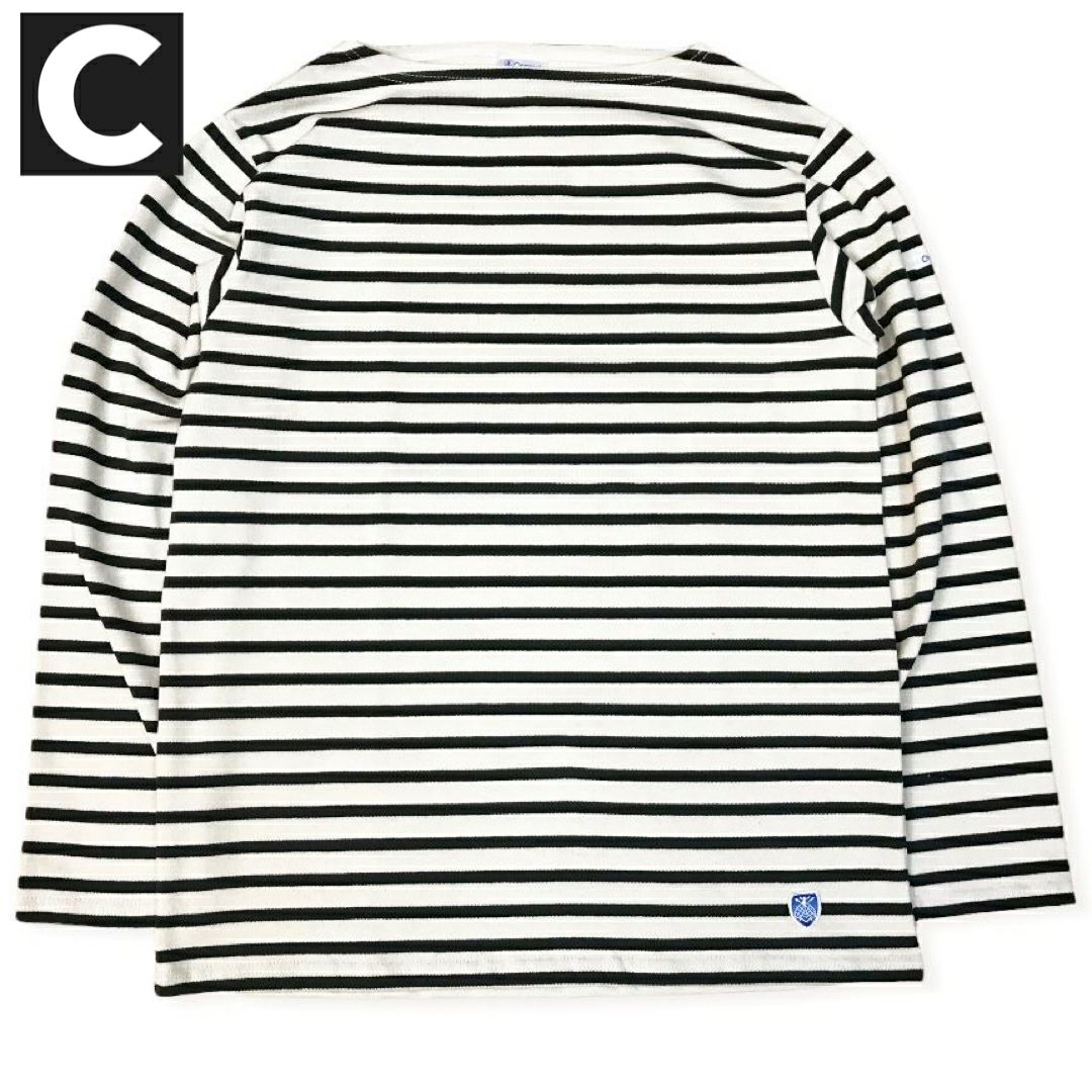 フランス製送料無料ORCIVAL【オーシバル(オーチバル)】BOATNECKL/Sボートネックボーダーバスクシャツメンズ(男性用)【smtb-m】