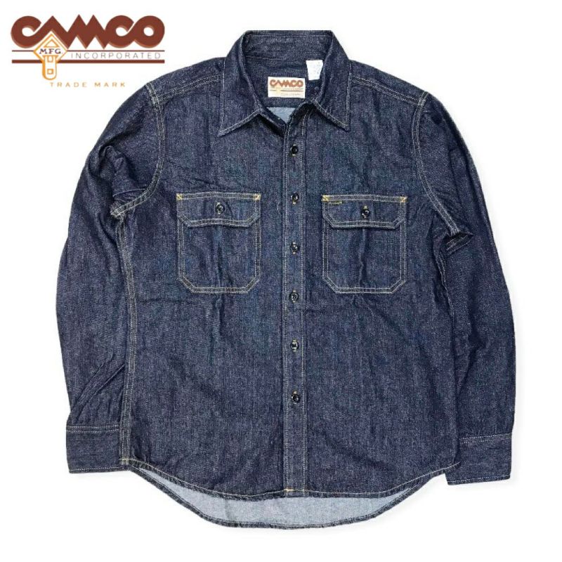 送料無料 CAMCO【カムコ】DENIM L/S 長袖 デニム シャツ メンズ(男性用 ...