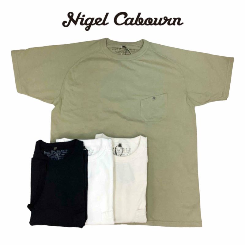 送料無料NIGELCABOURN【ナイジェルケーボン】BASICTEEポケットTシャツメンズ(男性用)【smtb-m】