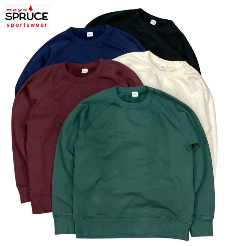 60' dmayo spruce メイヨスプルース ロングスリーブ スウェット 送料無料 MAYO SPRUCE【メイヨー スプルース】2 SOLID SWEAT L/S
