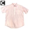 送料無料BAGGY【バギー】2L/CB.DP/OS/S半袖リネンコットンプルオーバーボタンダウンシャツ半袖シャツメンズ(男性用)【smtb-m】